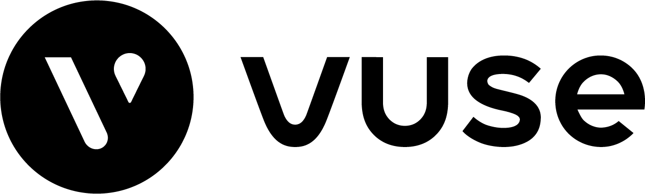 VUSE LOGO POS Black quer