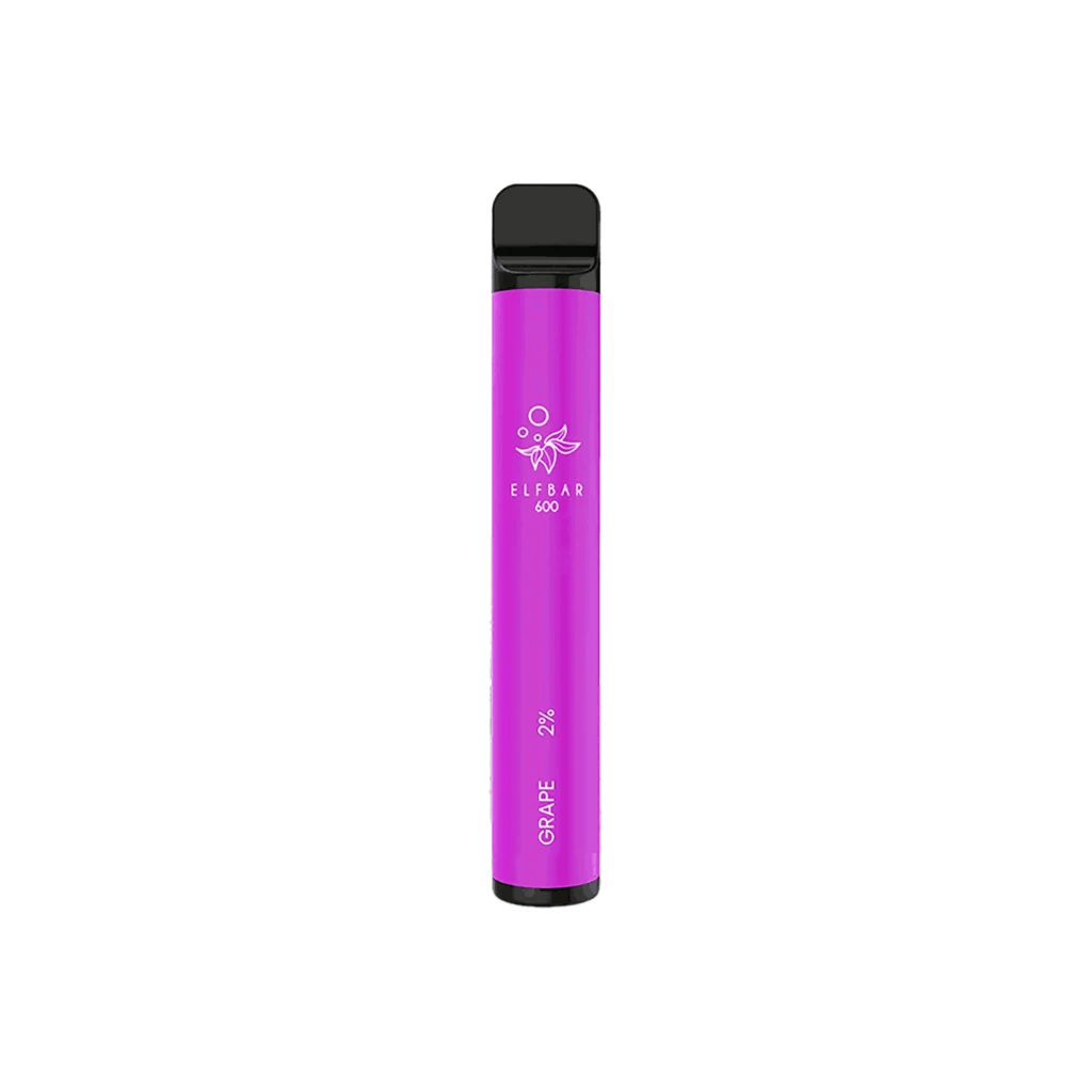 vape elfbar 600 grape 20 mg 20 ml